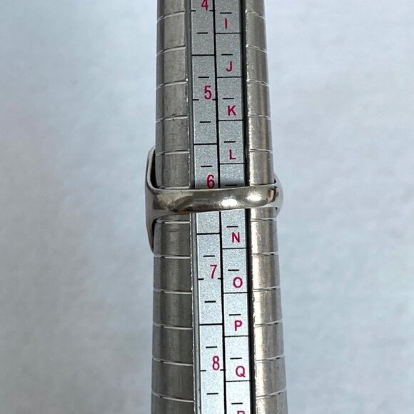 Vintage Sterling Silver 925 Signed Bell Trading 5 Row Wide Band Ring Size 6 - Picture 9 of 16